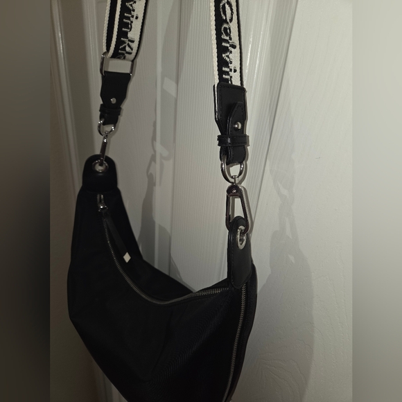 Black Shoulder Hobo Bag by Calvin Klein - Picture 4 of 13